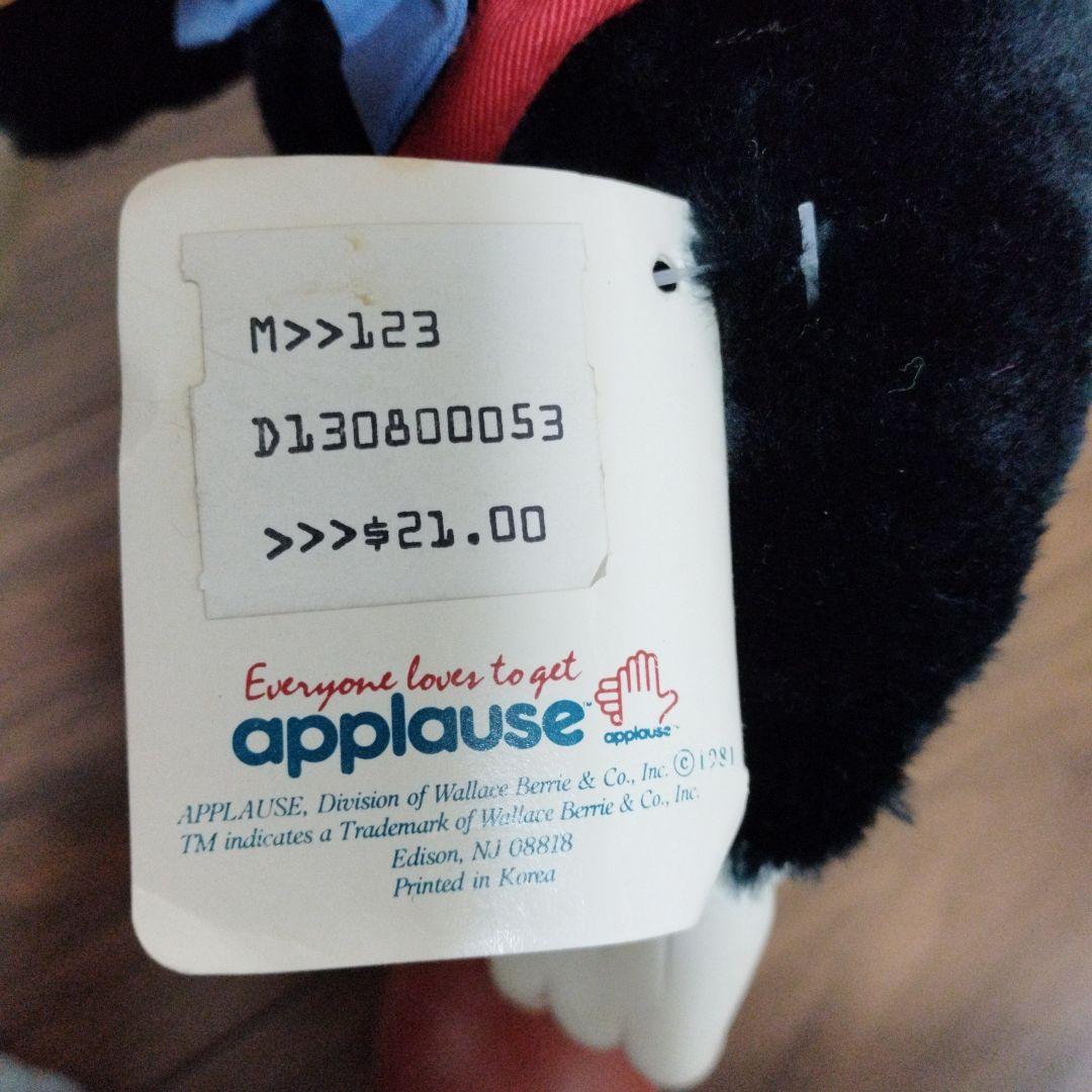 【超貴重】アプローズ社　ミッキー　ミニー　ぬいぐるみ　1981年