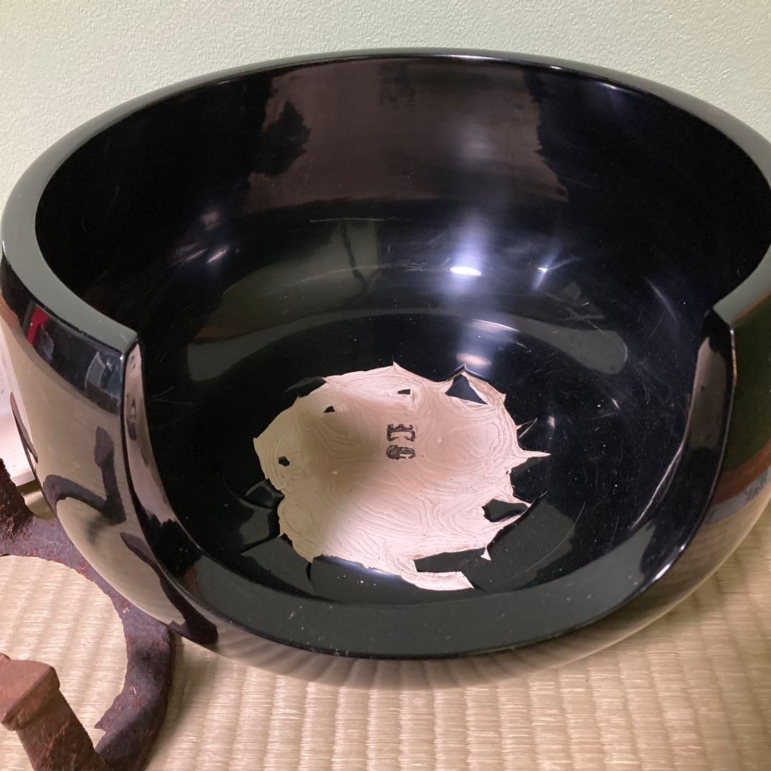 茶道　風炉　五徳➕敷瓦　三足風炉