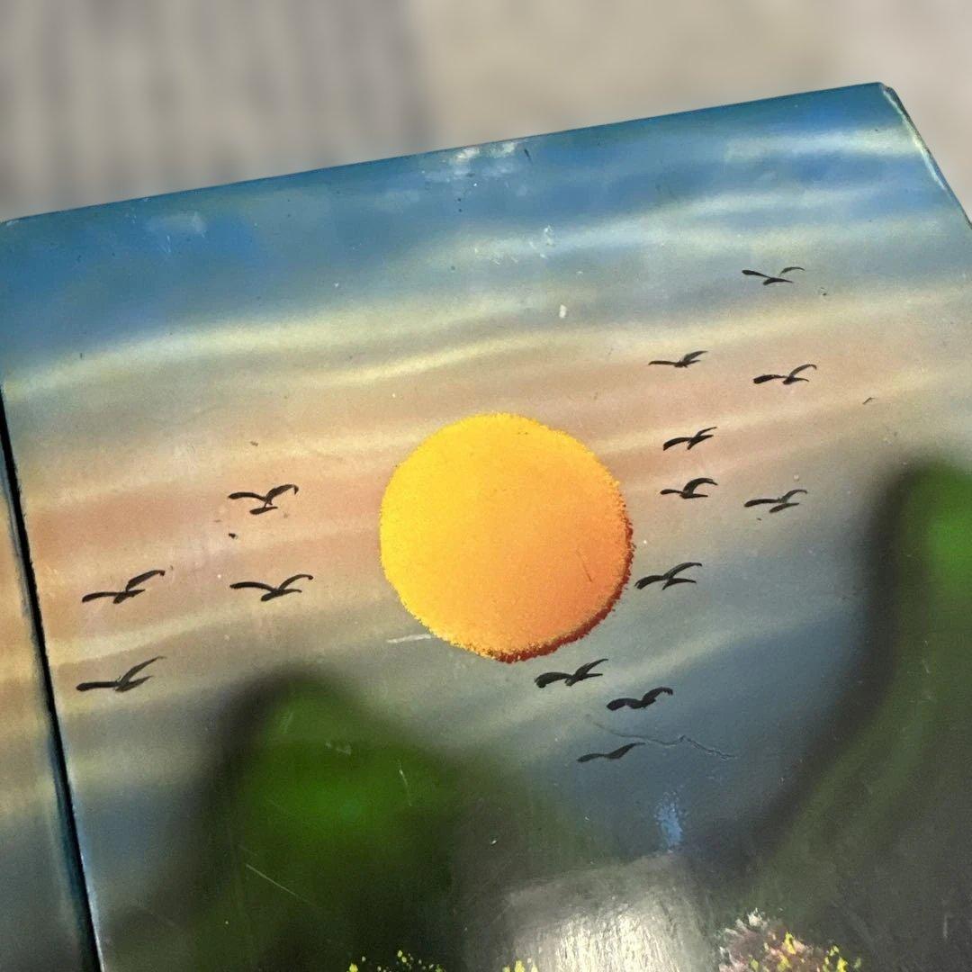 中国風 ，螺鈿細工，貝殻，四つのパネル，螺鈿細工，漆工，壁飾り，古美術品 ，漆芸