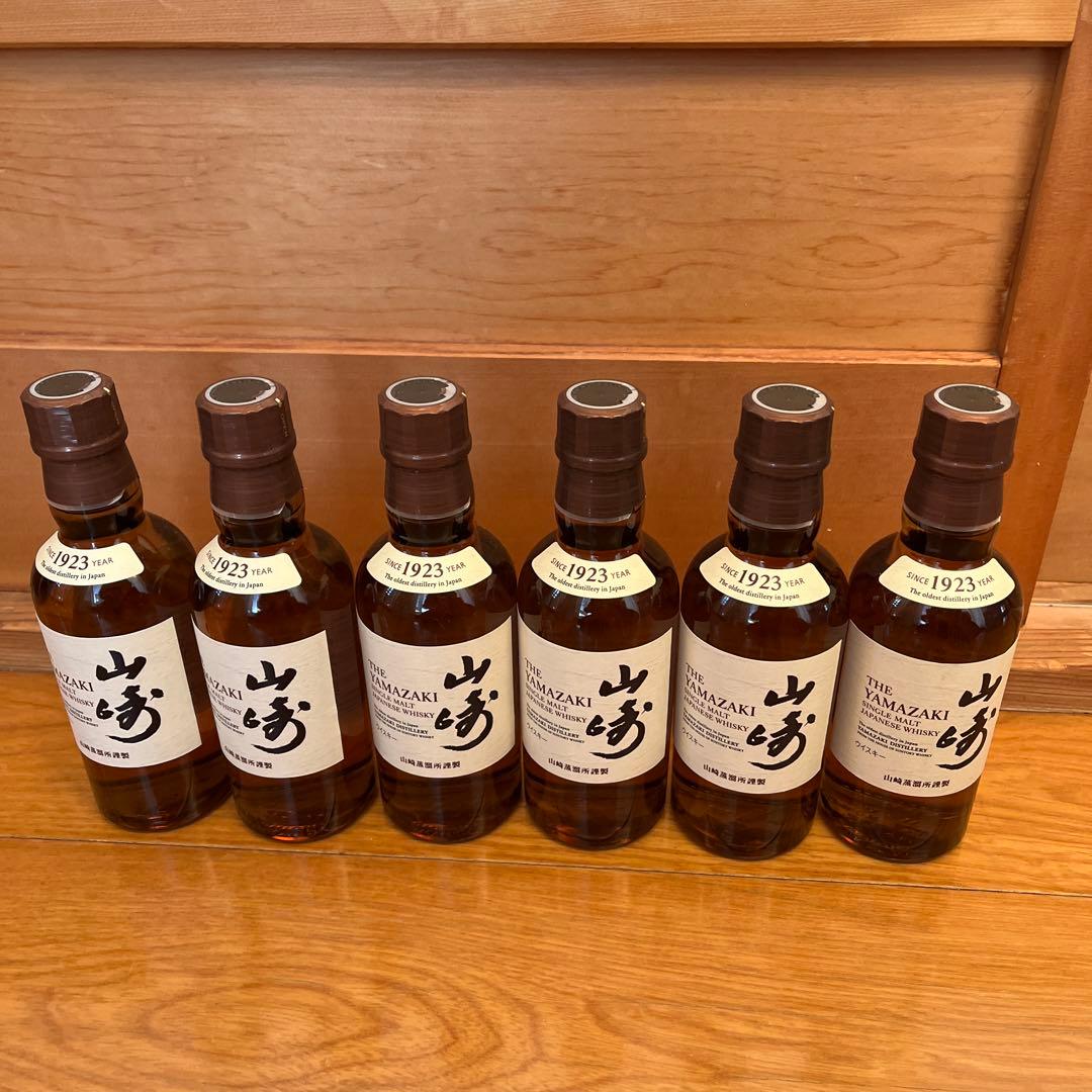 山崎 nv 700ml 1本、白州 nv 180ml 6本 シングルモルト