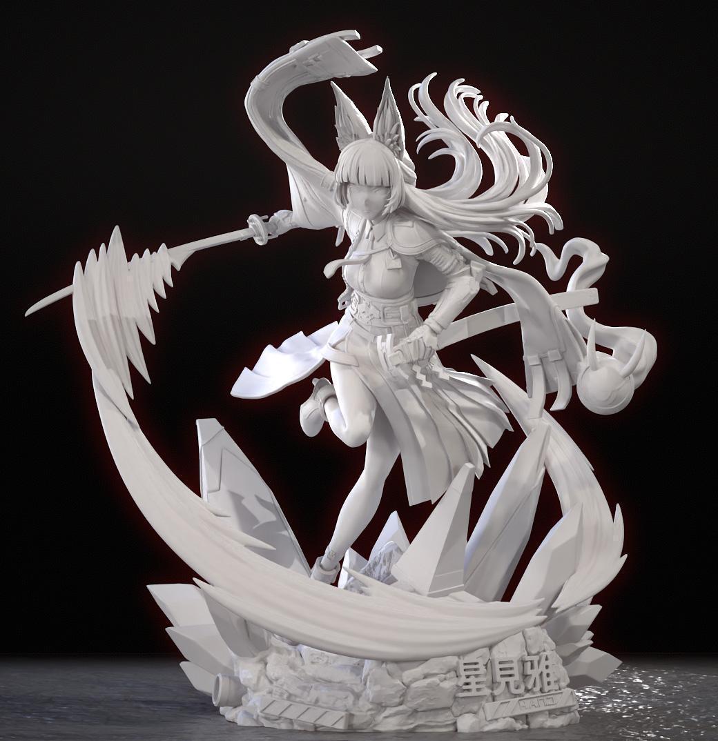 28cm 星見雅 1/7 ゼンレスゾーンゼロ 未塗装未組立 ゼンゼロ