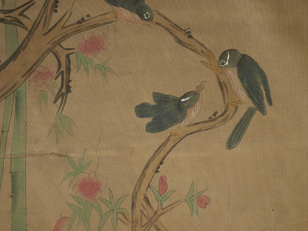 中国古美術 清時代の人物図　肉筆絵　激安骨董品 BD276A13-2