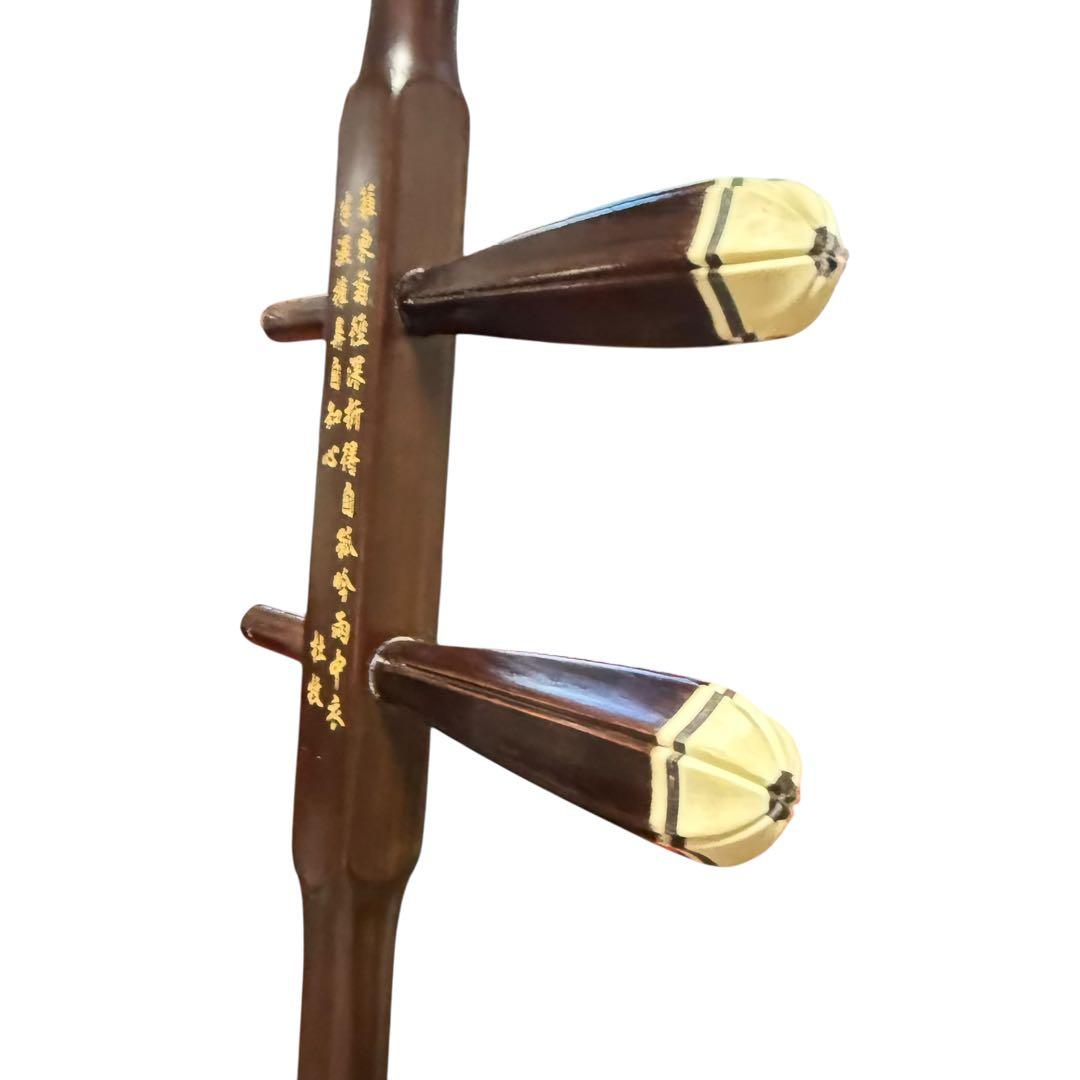 美品】中国蘇州製 古月二胡 ケース付き