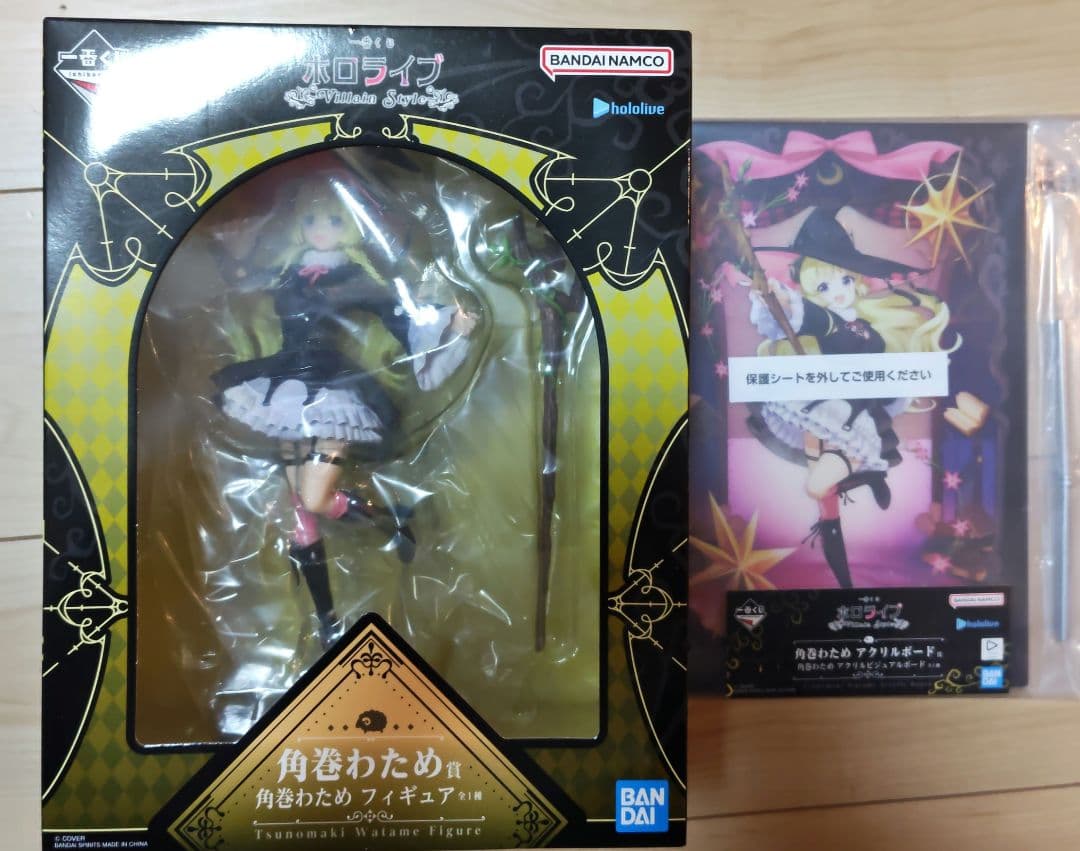 角巻わため 一番くじ フィギュア アクリルボード - メルカリ