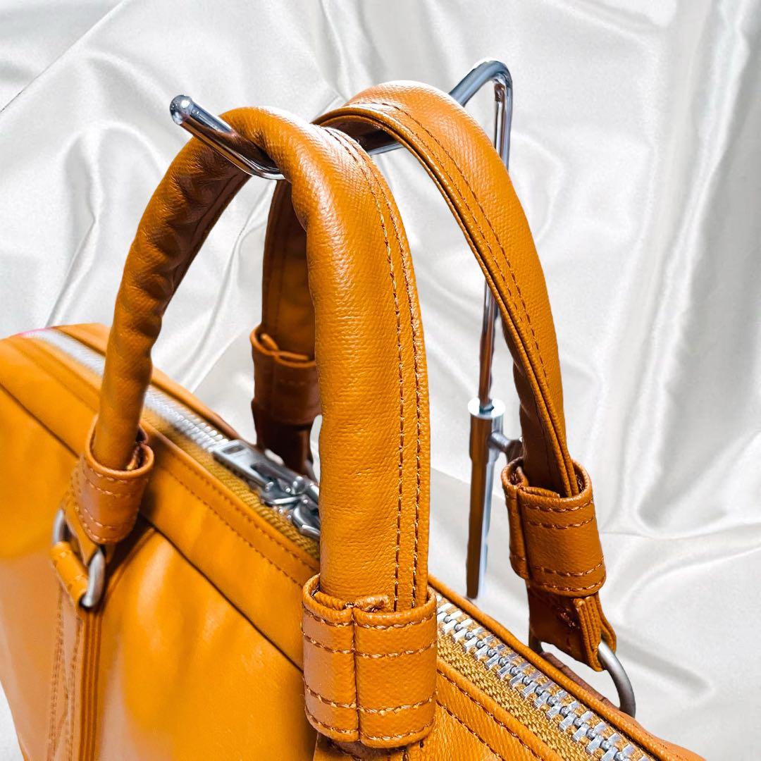 【PORTER】美品ポーター フリースタイル　ブリーフケース キャメル 撥水