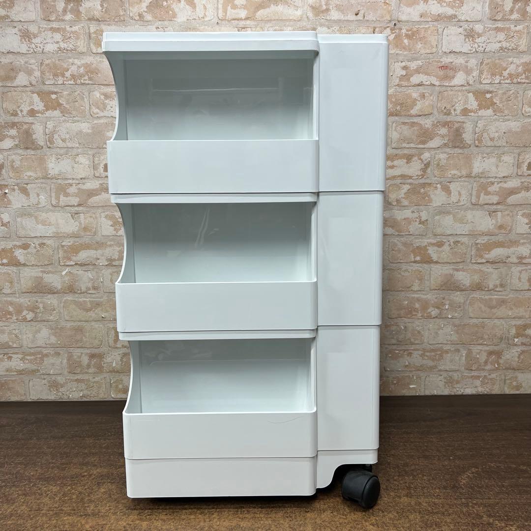 【used】B-LINE ボビーワゴン　３段５トレイ　ホワイト