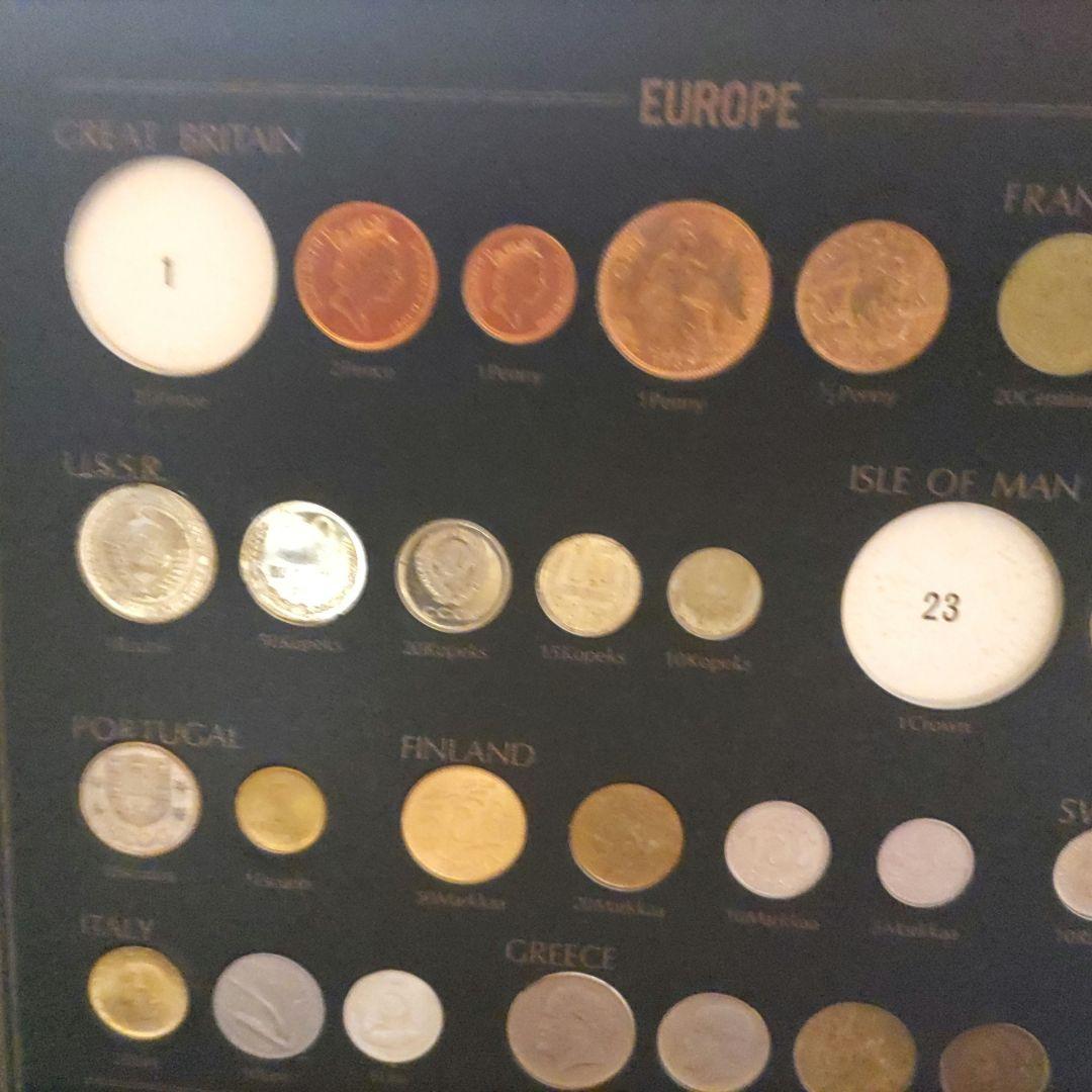 180種 世界のコイン コレクション 外貨銀貨美品