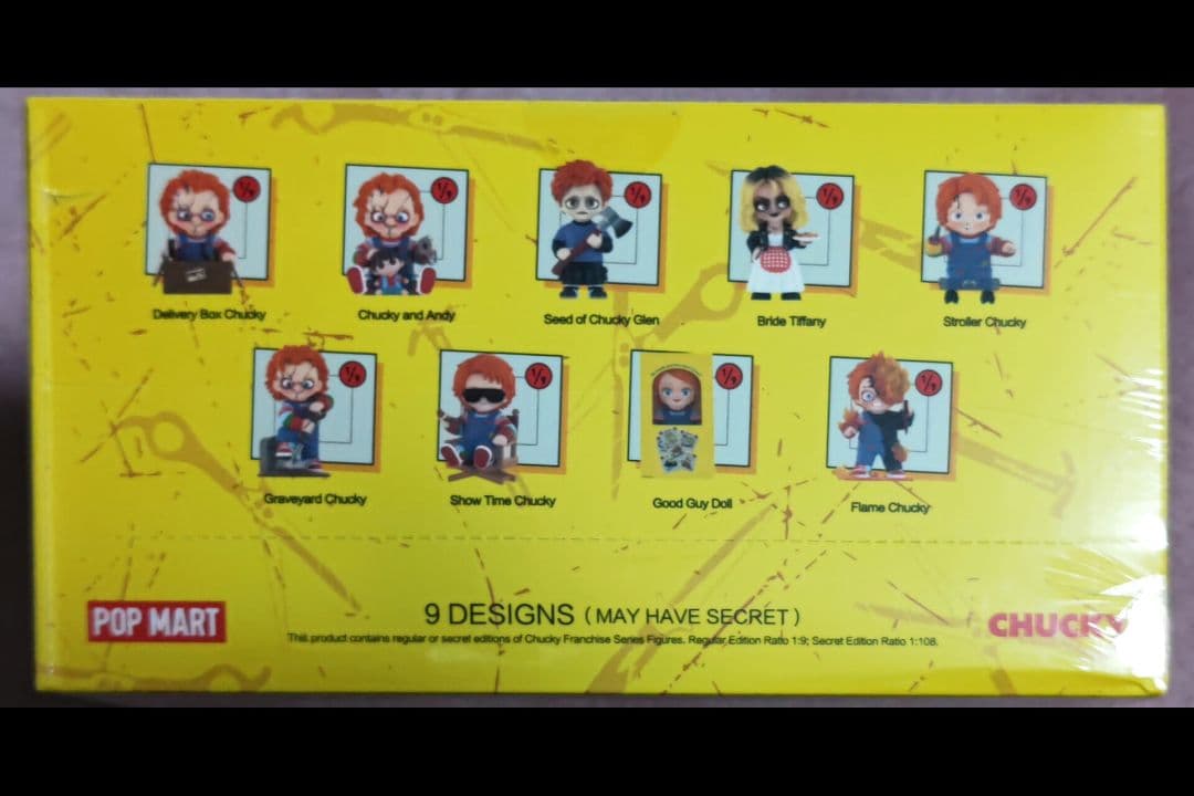 POPMART　チャッキー　フランチャイズ　チャイルド・プレイ　アソート　BOX