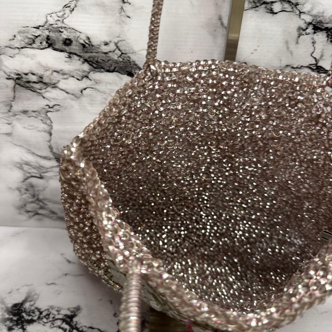 (美品)大人気、アンテプリマ、ワイヤーバッグ、人気コラボ、サンリオ、キティー