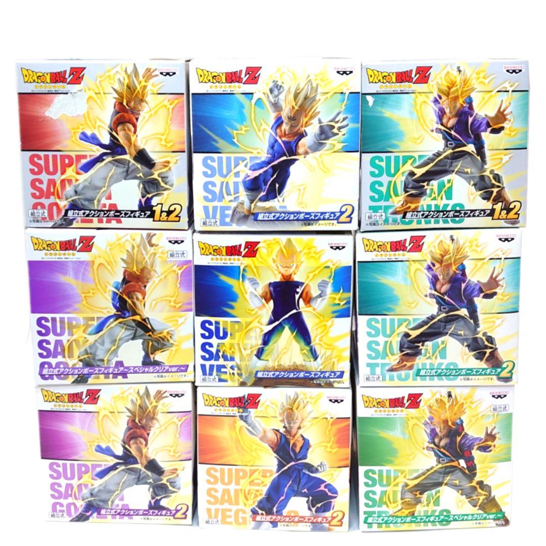 激レア当時品 ドラゴンボールZ 組立式アクションポーズフィギュア 18点