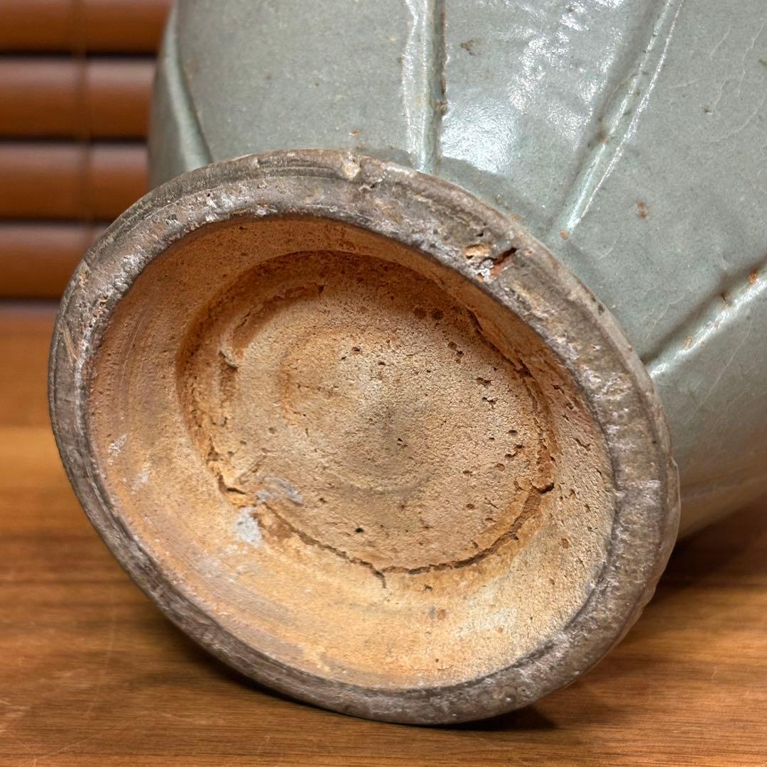 宋時代 中国青磁 中国から持って帰った希少な壺