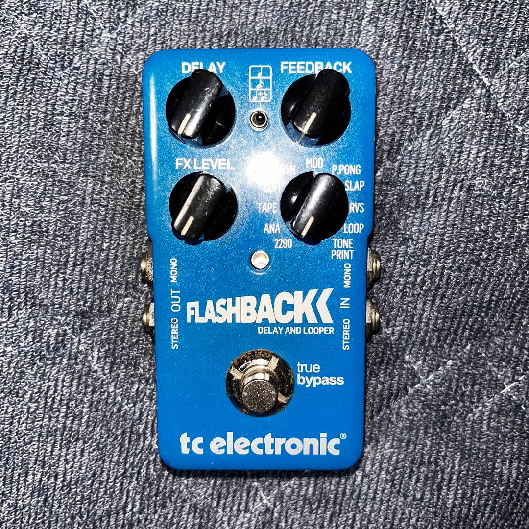 美品】tc electronic FLASHBACK ディレイ＆ルーパー TC ELECTRONIC