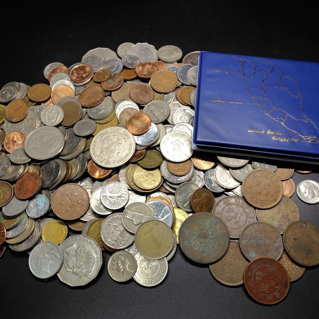 外国銭1.3kg　古銭　硬貨　アメリカ　イギリス　ロシア　マレーシア 外国銭1.3kg 古銭 硬貨 アメリカ イギリス ロシア マレーシア 20セン