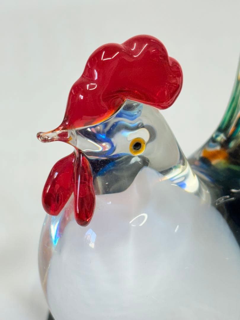 Multi Glass マルティグラス クリスタルガラス 猪 犬 鳥 干支 置物