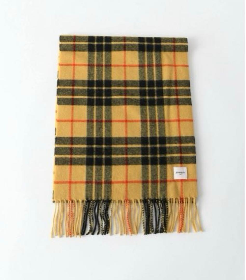 ☆新品未使用タグ付☆ EDIFICE カシミア100%マフラー