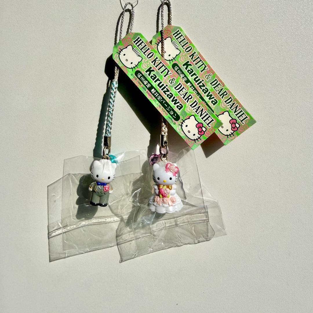 軽井沢バージョン 信州限定 2004 ご当地キティ根付け キティ&ダニエル