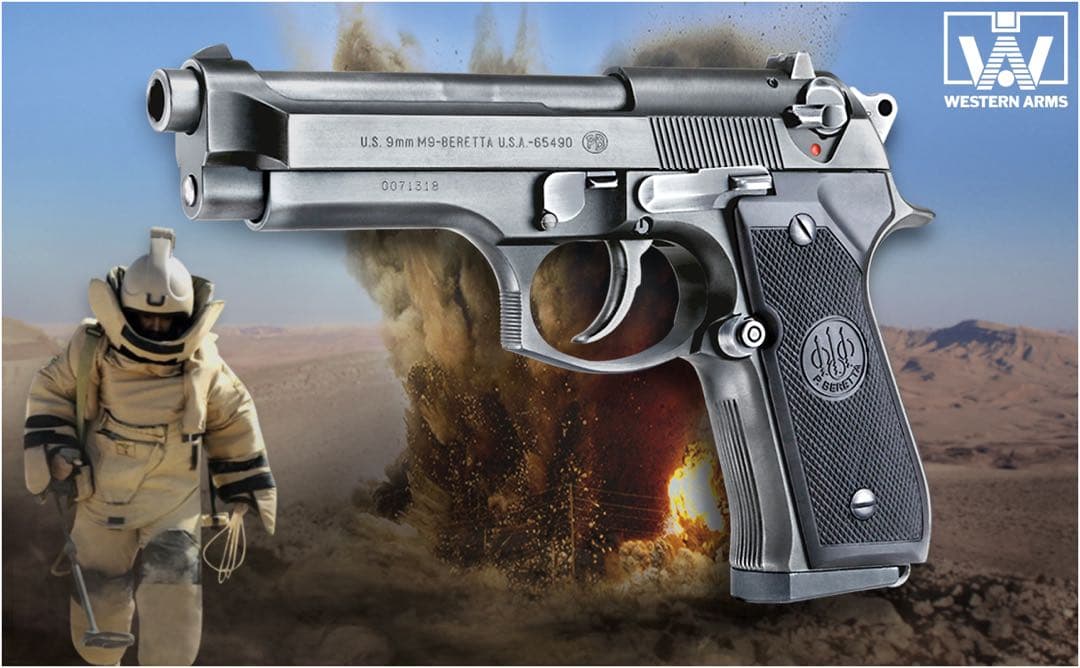 ☆WESTERN ARMS 【ベレッタ】M9 ハートロッカー／バトルダメージ