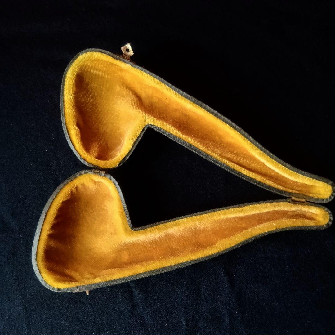 パイプの女王◇メシャムパイプ◇ヴィンテージ◇海泡石◇人面彫り