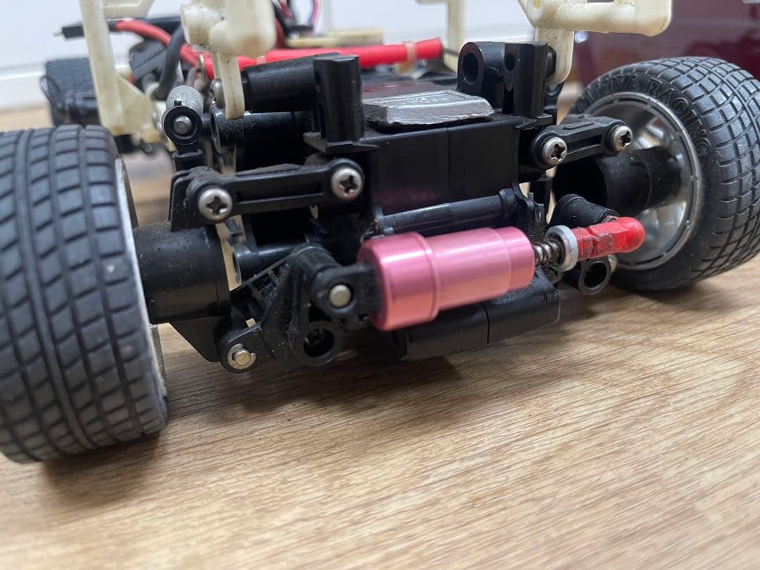 タミヤM01シャーシ電動FFラジコン　フィアットアバルトボディー