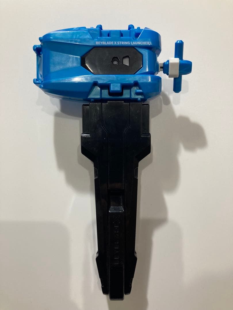 ベイブレードX ストリングランチャー グリップ 青 - メルカリ