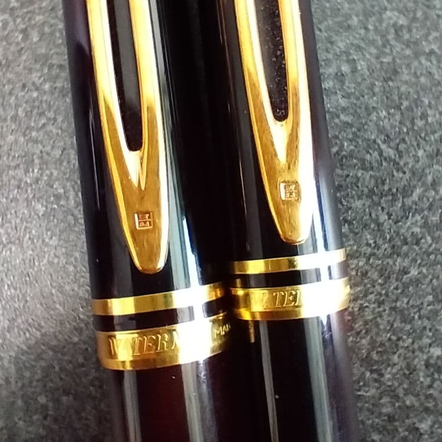 Waterman万年筆ペン先18金とボールペンのセット ウォーターマン 万年筆