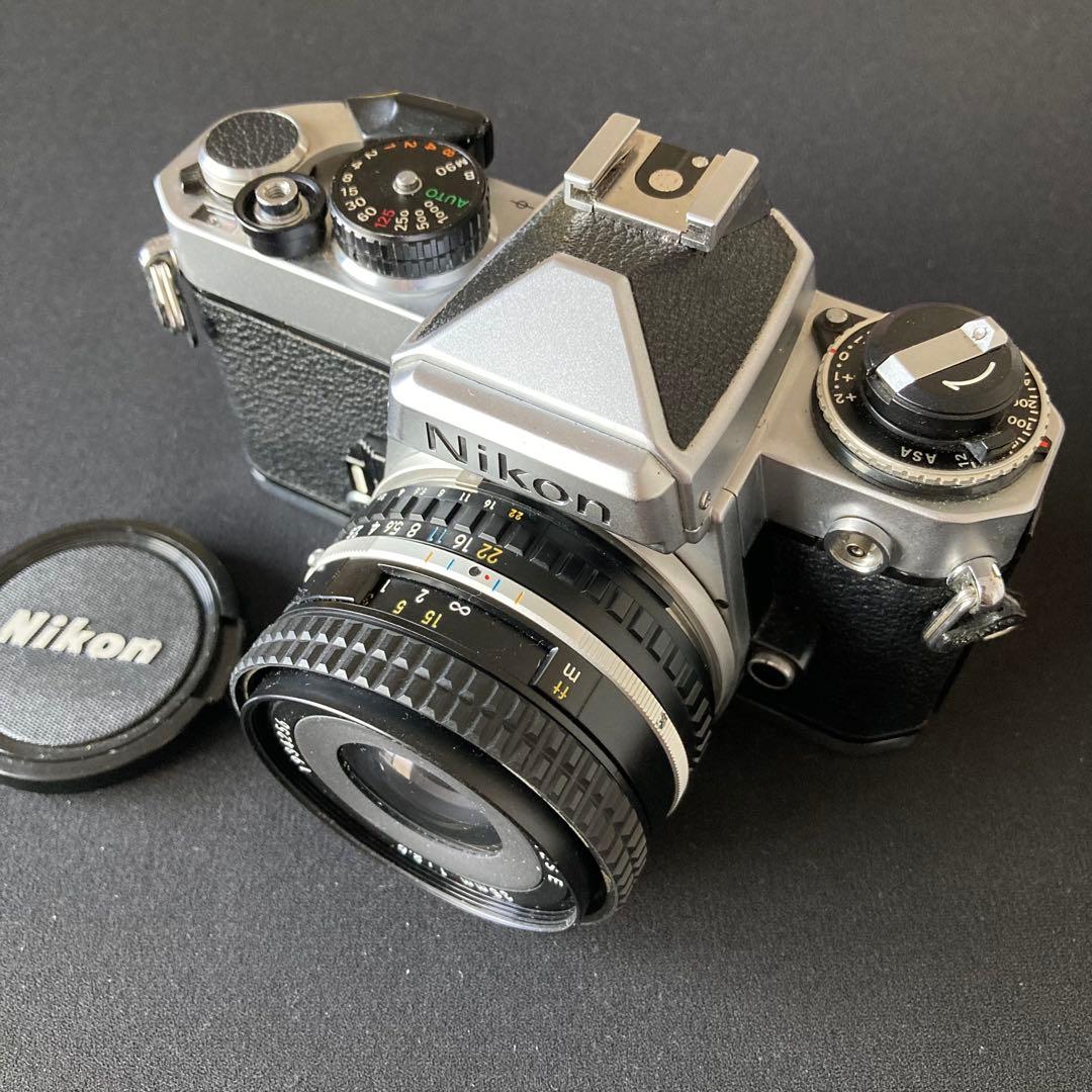 NIKON FE フィルムカメラ （35mmレンズ難あり） 写ルンです以外で使う初めてのフィルムカメラ Nikon FE【作例付き】