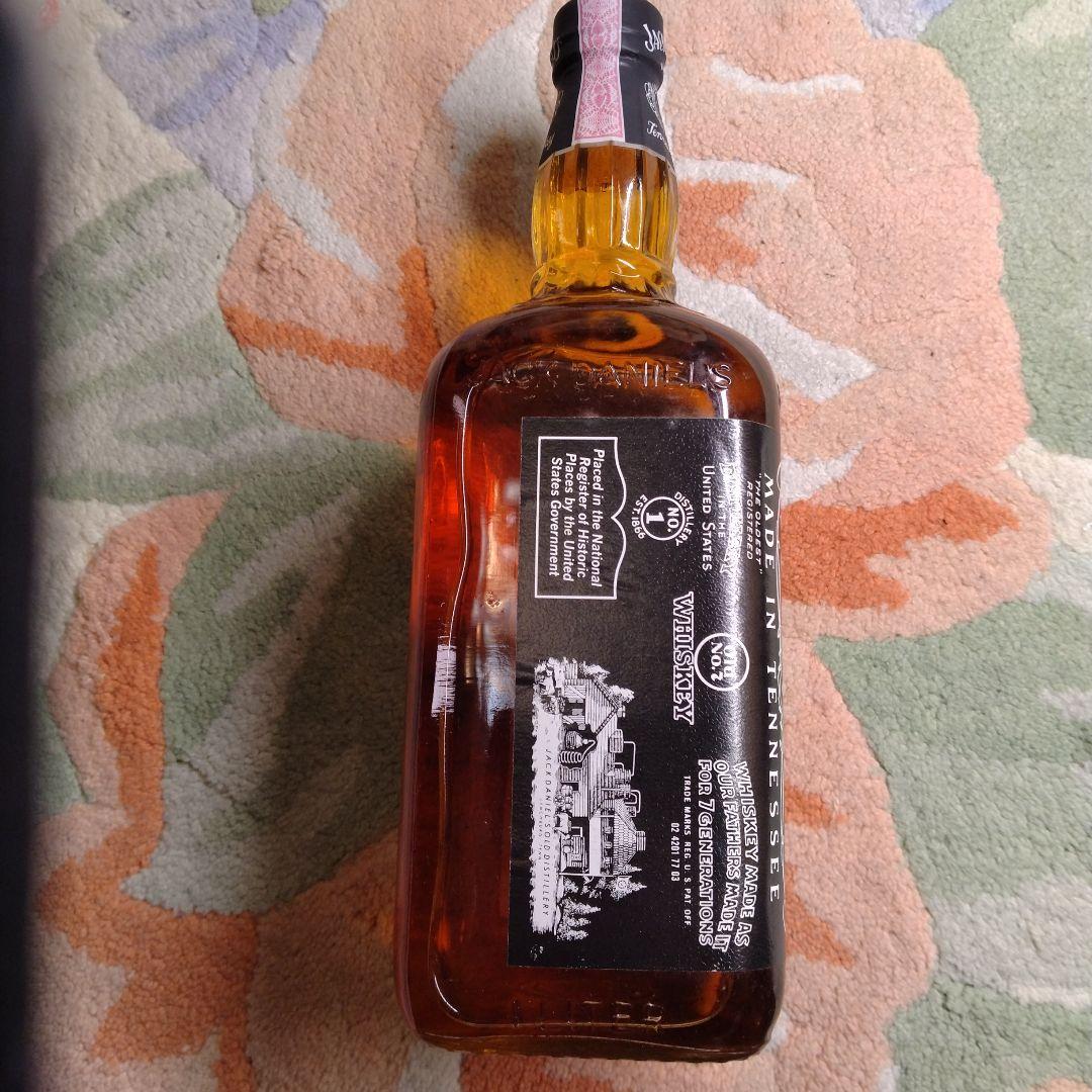 ジャックダニエル 旧ボトル 赤紙封印 1L 45％ 瓶底83年 H - メルカリ