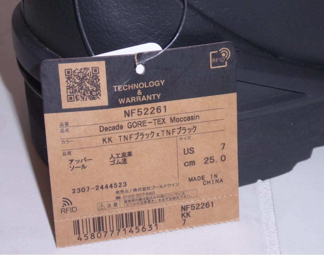 ■未使用品！ THE NORTH FACE ディケード ゴアテックス モカシン■