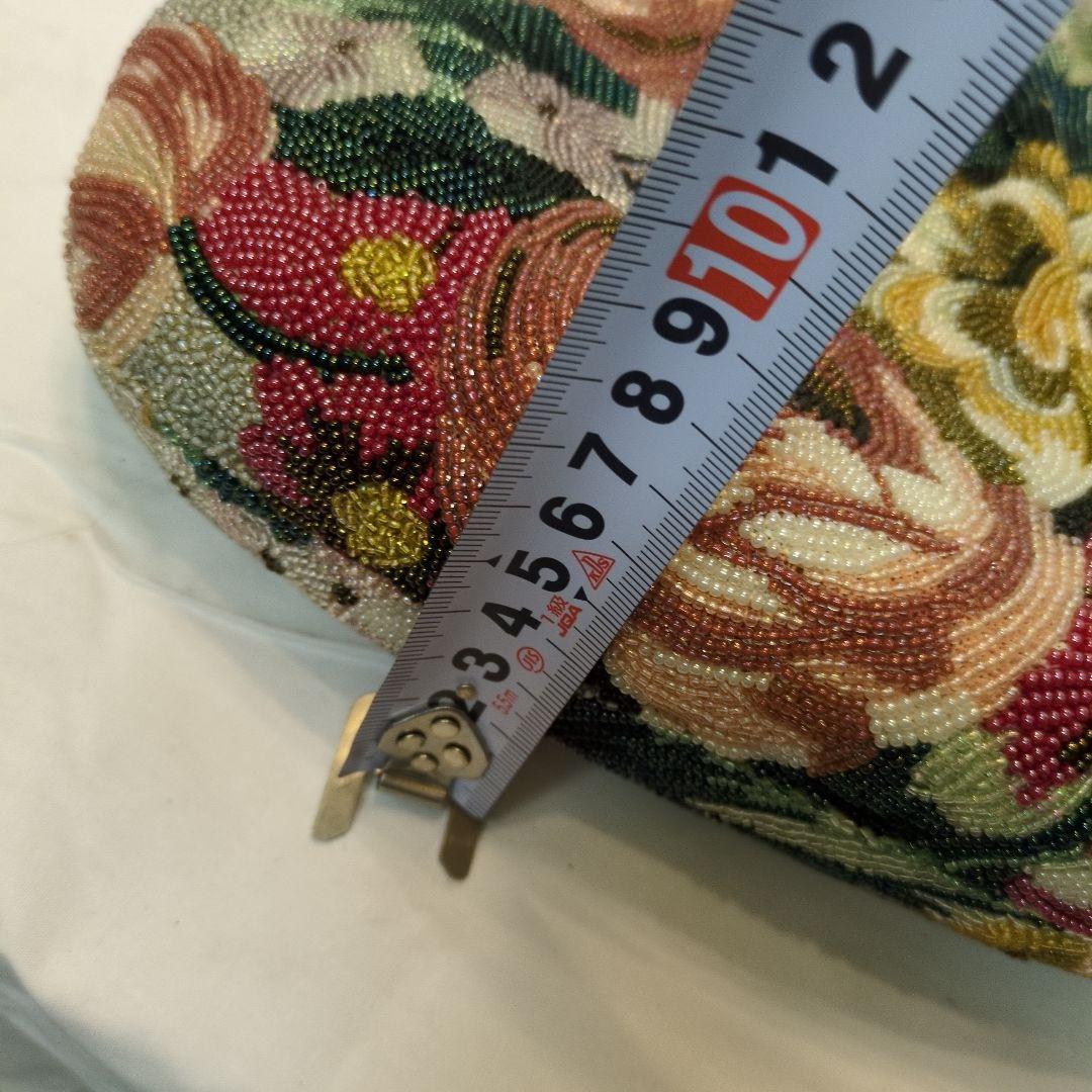 セール【超美品】昭和レトロ 　ビーズバッグ　高級品　パーティーバッグ　年代物