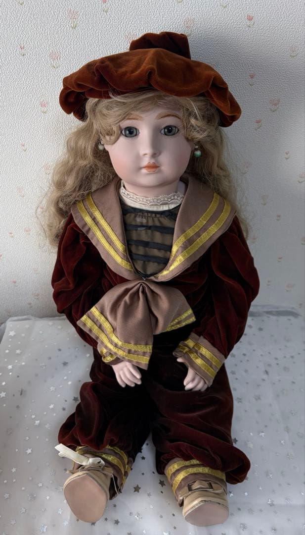 ビスクドール アンティーク風 刻印あり