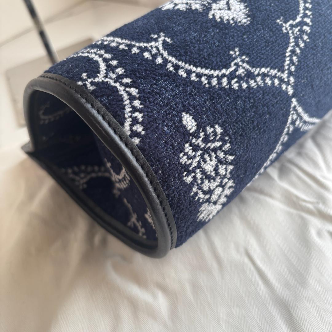 【新品未使用】A VACATION　TEARS　チェーンハンドバッグ　ネイビー