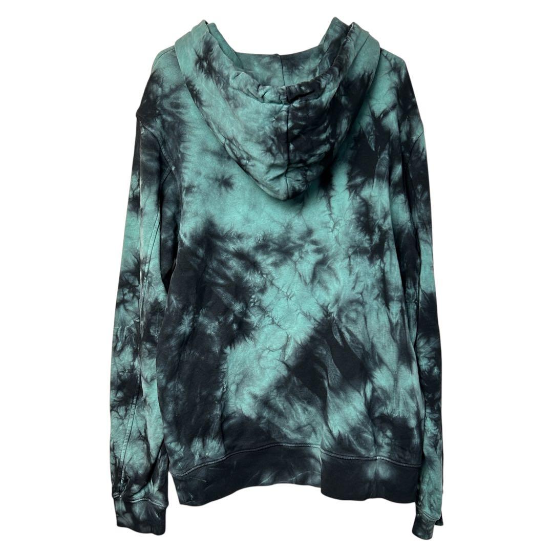 22AW ドリスヴァンノッテン タイダイ染め プルオーバー パーカー グリーン