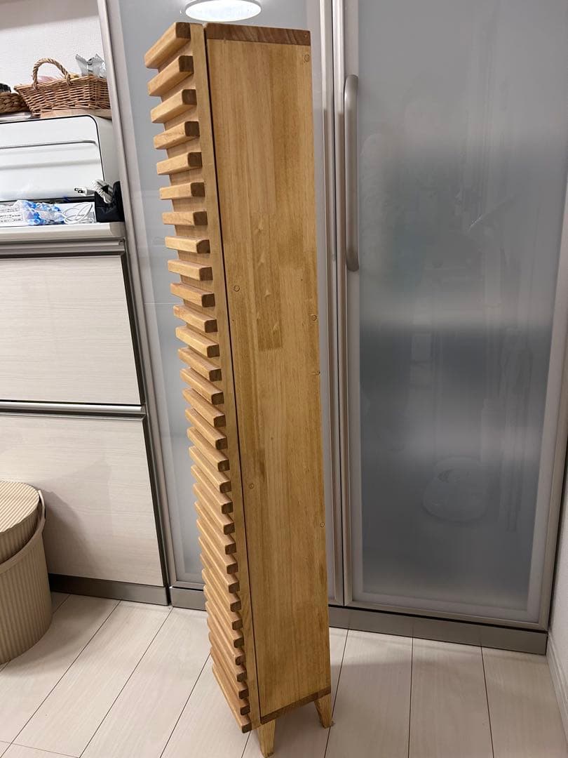 最終値下げ隙間収納トイレ収納木製チェスト