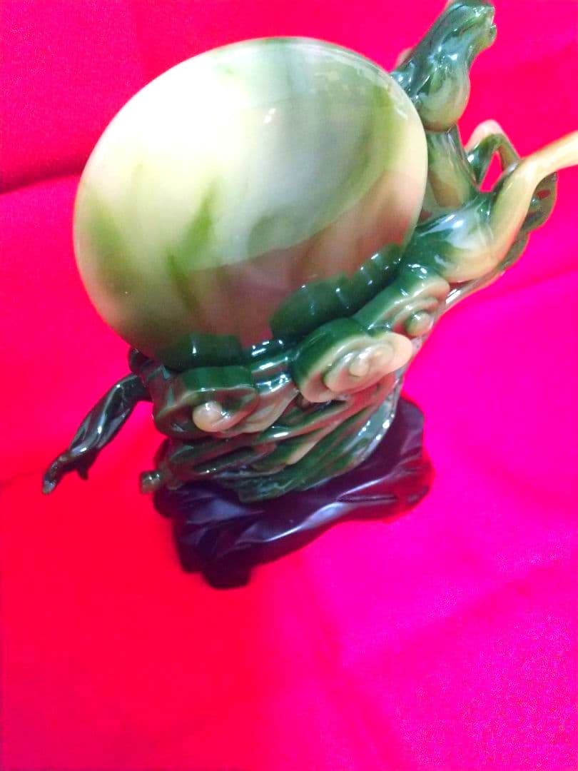 美しい馬の置物 翡翠っぽい 彫刻品 骨董品 美術品 芸術品 - メルカリ