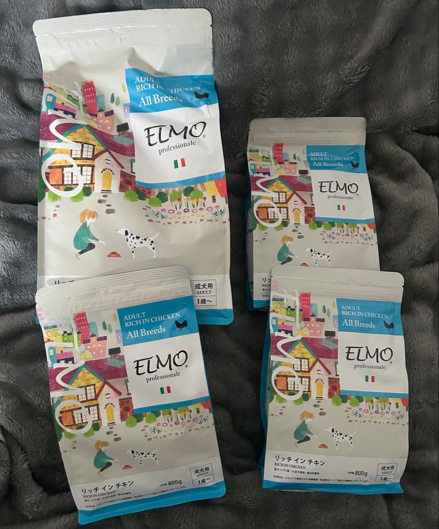 ELMO ドライフード チキン 3kg1袋+800g3袋（計4袋） - メルカリ