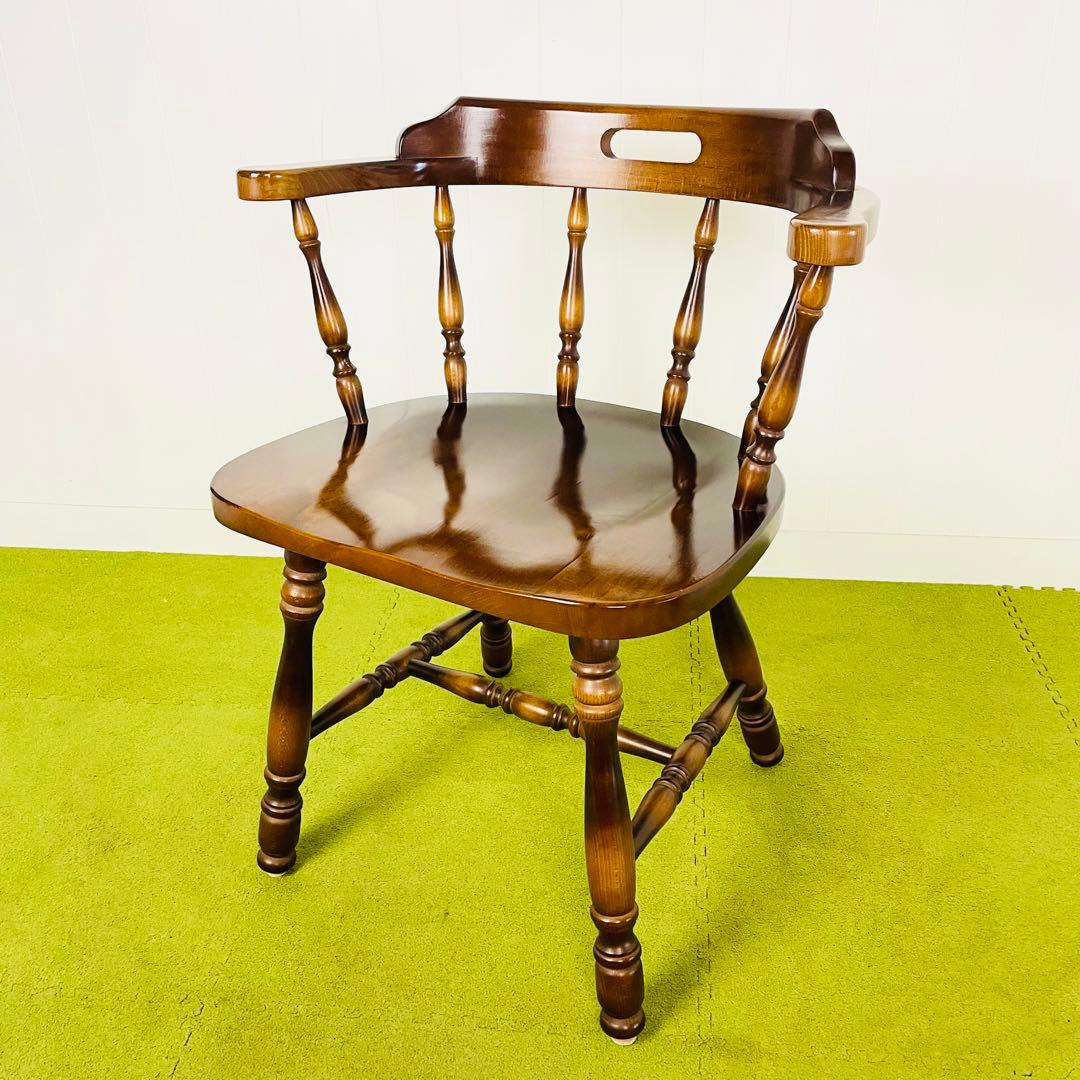 キツツキ飛騨産業 椅子 ダイニングチェア ウィンザーチェア アームチェア②