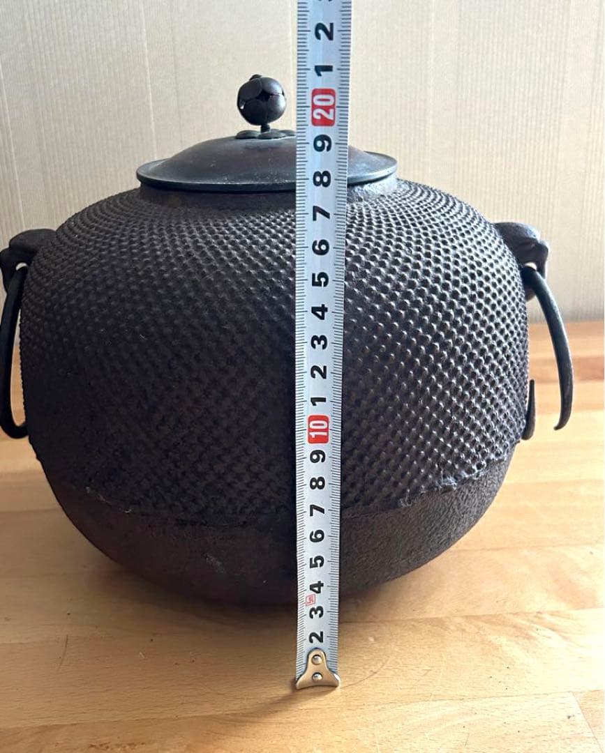 風炉釜、茶釜、茶道具、茶道、鉄器、アンティーク、レトロ，骨董品