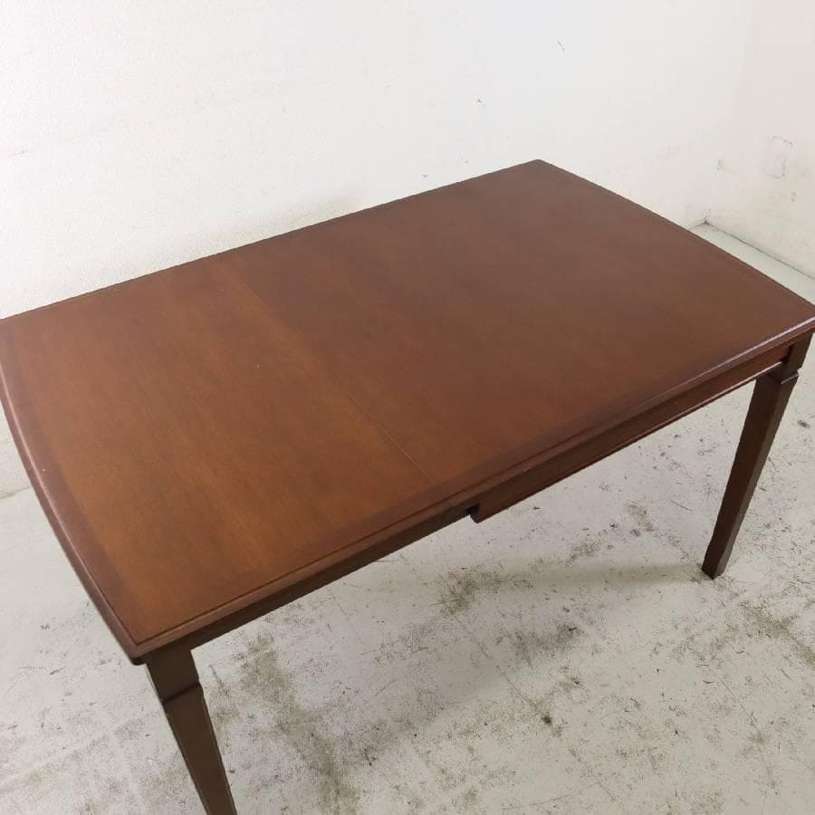 値下マルニ木工 地中海 ダイニングテーブル 片バタ式 No.1195 拡張式