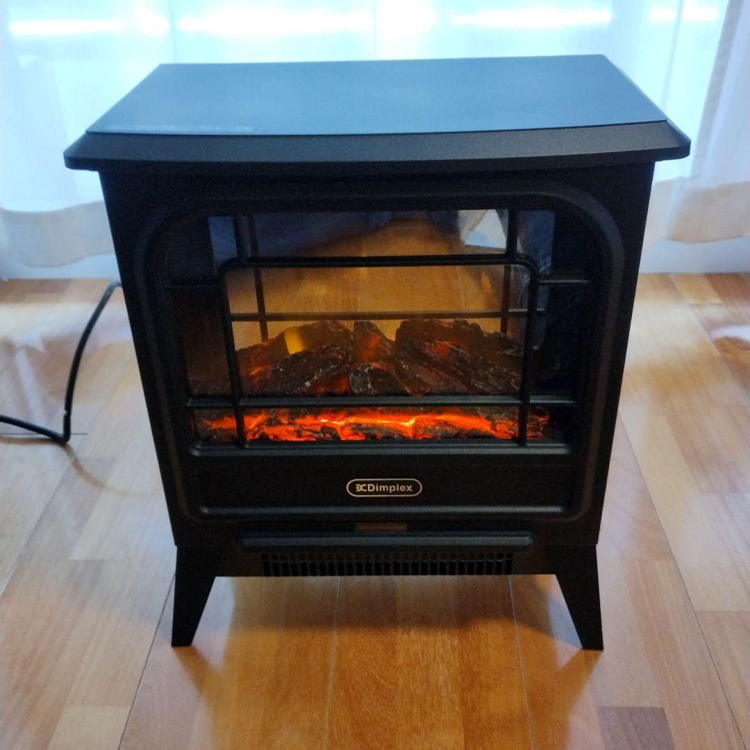 Dimplex micro stove ブラック暖炉電気ヒーターディンプレックス
