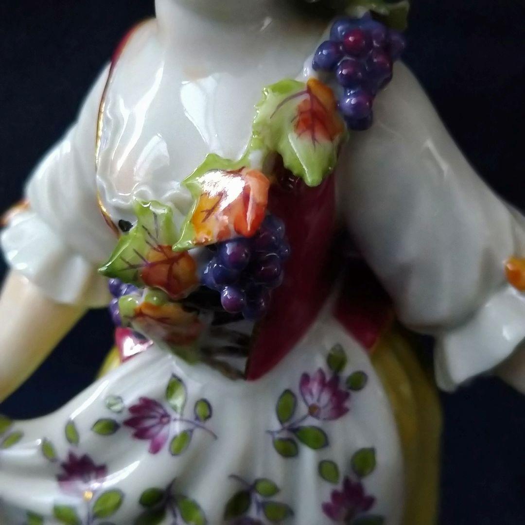 りんごミカン様専用マイセン(Meissen)フィギュリン『葡萄を持つ庭師の