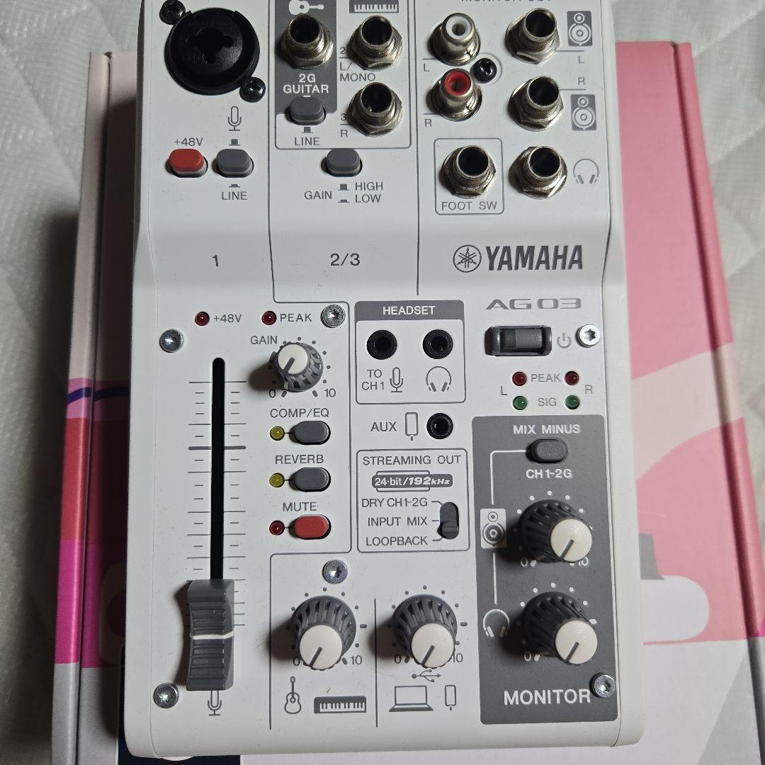 YAMAHA AG03 MK2 オーディオインターフェース ミキサー おまけ付 MK2