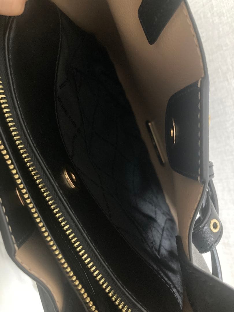 マイケルコース 2way エミリア ショルダーバッグ レザー　黒　NS