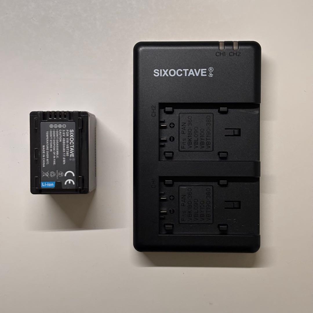 【Panasonic】4Kビデオカメラ HC-VX1M SDカード・バッテリー付