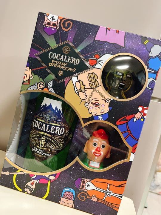 パンクドランカーズ × コカレロ ソフビ フィギュア グラス お