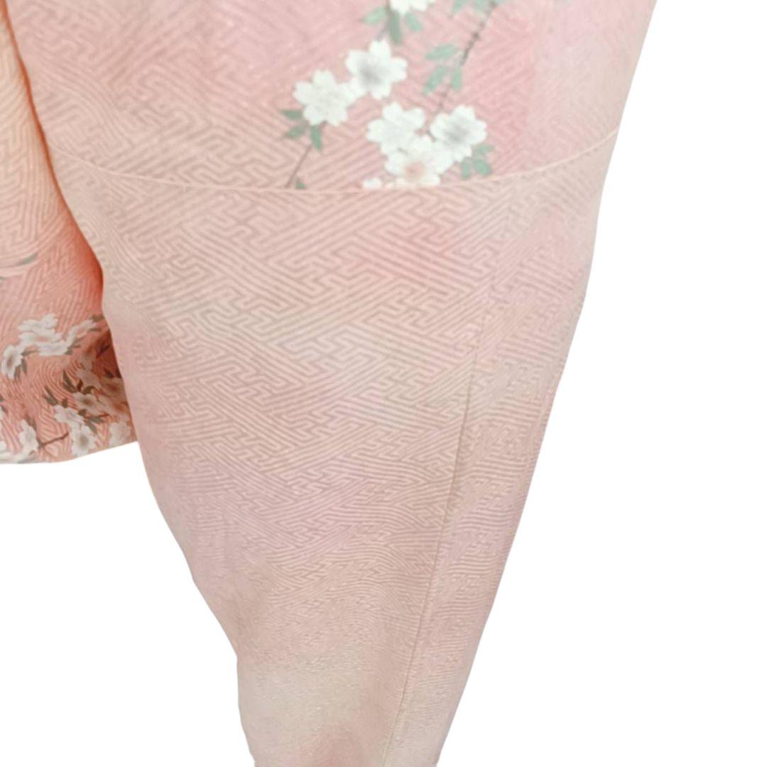 LULU91 着物 振袖 ピンクオレンジ グラデーション 花 やまと謹製 振袖