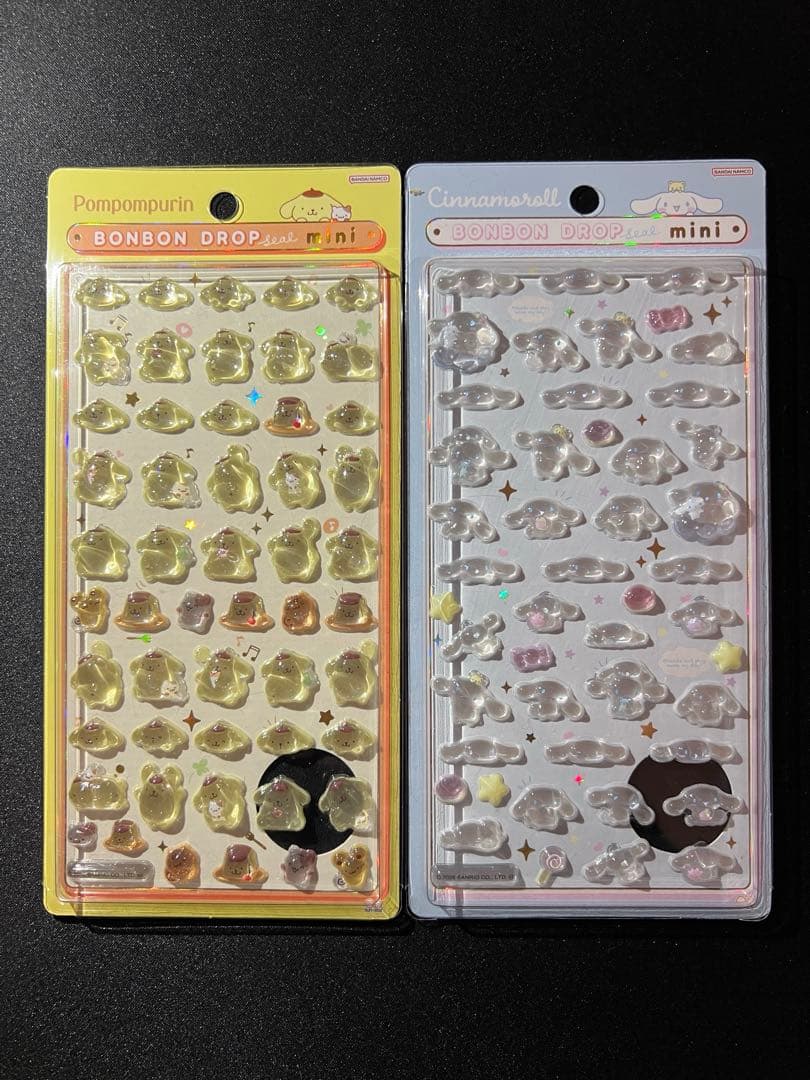 【正規品】サンリオミニ ボンボンドロップシール コンプリート 8枚セット