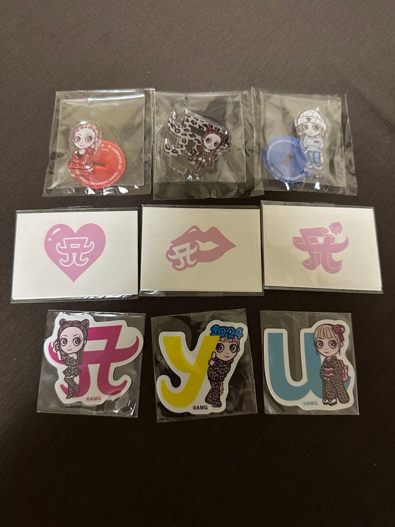 浜崎あゆみ アクリルバッジセット BOX カウコン