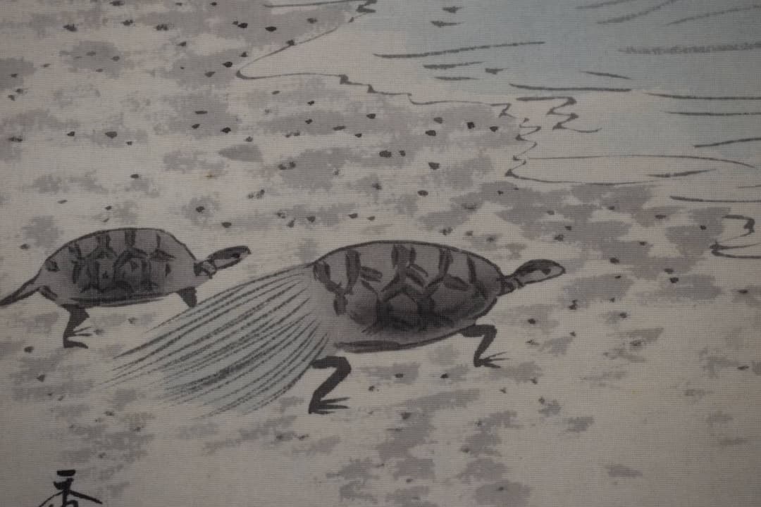 真作】香年/高砂鶴亀図/三幅対/祝事掛用/掛軸☆宝船