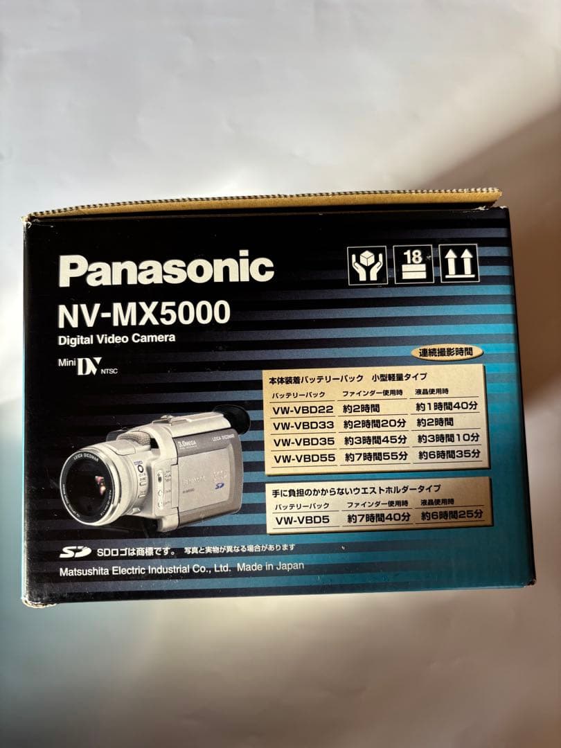 パナソニックビデオカメラ ミニDV NV-MX5000 （ジャンク品） - メルカリ
