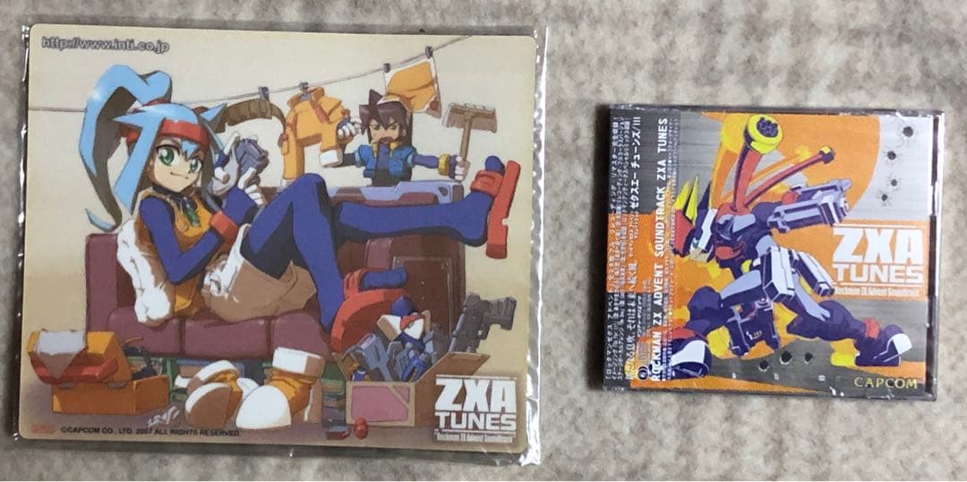 ZXA TUNES 特典マウスパッド ロックマンゼクスアドベント CD ZX
